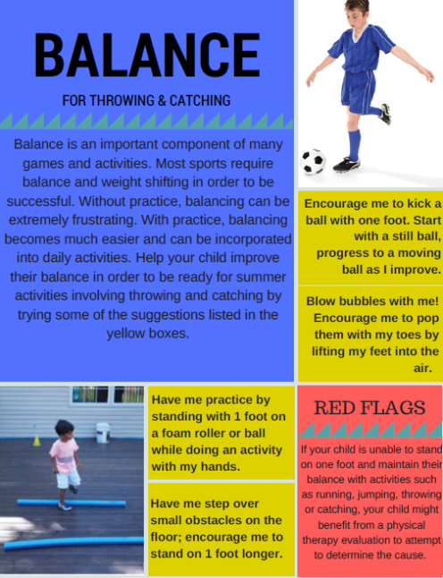 Balance for Throwing and Catching PT
