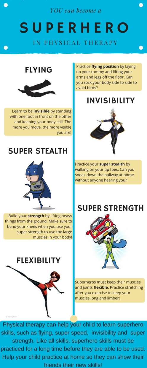 learn superhero skills in pt!
